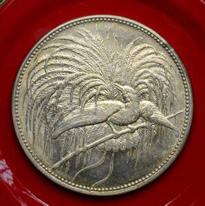 銀貨　1894年　5マルク銀貨　極楽鳥　ドイツ領ニューギニア　ドイツ帝国　管理番号CE108