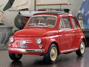 bburago Gold Collection FIAT 500 F 1965 MADE IN ITALY ブラーゴ フィアット 500 F イタリアンレッド 