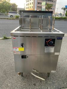 ○D9082 マルゼン 都市ガス ゆで麺機 冷凍麺釜 MRF-066C 20年製○