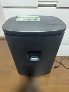 OHM shredder SHR-HV12 Cross cut electric high capacity shredder black business use OA equipment office work supplies 