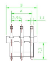 JST B2P-VH 互換品　VH-2A 100個-　【1000個~＠5】管理：BOX195-1900_画像3