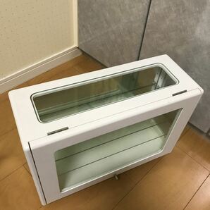 【引き取り限定】 展示ケース 木製 ガラス TEMPERED GLASSの画像2