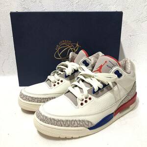 未使用 Nike Air Jordan 3 Retro International Flight 136064-140 US8 26cm ナイキ エアジョーダン インターナショナル フライト