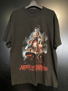 激レア 当時物 死霊のはらわた Tシャツ ヴィンテージ ブラック ゾンビ ホラー映画Tシャツ ブラック サイズL コピーライト エクソシスト