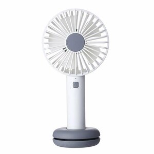  electric fan fan handy electric fan in stock desk portable 2000mAh 3 -step air flow quiet sound light weight Mini small size USB LED light attaching white 830