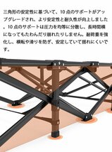 折りたたみ式ベッド 軽量 アウトドアベッド 折り畳み式 簡易ベッド 仮眠 病室 付き添い看護 昼寝 アウトドア キャンプ 収納便利 571A_画像5