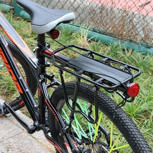 自転車カーゴラック 荷台 サイクルキャリア 荷物 取付簡単 サイクリング 便利 運送 留め具付き 643