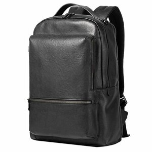  original leather rucksack men's cow leather leather backpack high capacity multifunction commuting going to school business trip travel man 663