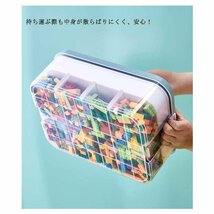 収納ボックス 3層式 おもちゃ 収納 レゴ ブロック 収納 ケース レゴ 収納ケース 仕切り キッズ お片付け ブロック 593or（オレンジ）_画像5