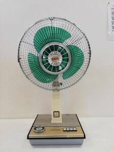 [.49] F-30KB National electric fan electrification has confirmed operation goods washing ending retro consumer electronics 