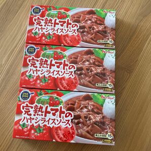 ハウス☆完熟トマトのハヤシライスソース☆3箱セット