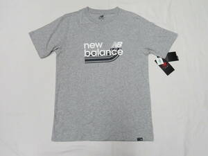 810　[ニューバランス] NB　グラフィック　コットン　Tシャツ　グレー（M）