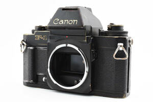 【シャッター全速&露出計OK★】 Canon キャノン 最高峰 一眼レフカメラ NEW F-1 ボディ AEファインダー #M10568