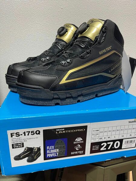 シマノ リミテッドプロ 磯靴 FS−175Q 27cm