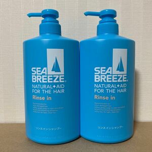 【2個セット】シーブリーズ リンスインシャンプー 600ml SEA BREEZE シャンプー リンス