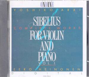 a650　　　シベリウス：COMPLETE WORKS FOR VIOLIN AND PIANO Vol.1 /ARAI , HEINONEN