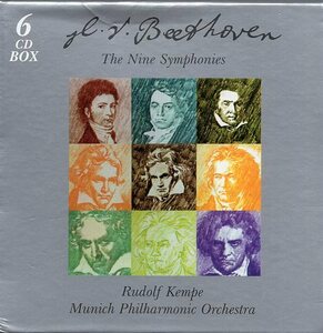 ベートーヴェン：交響曲全集/ケンペ＆ミュンヘン・フィル(6CD)