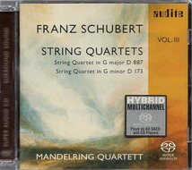 SACD シューベルト：弦楽四重奏曲集/MANDELRING QUARTETT_画像1