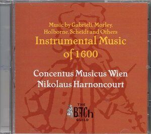 Harnoncourt / Cmw Instrumental Music Of 1600-gabrieli, Morley, Holborne, Et