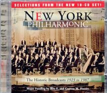 THE HISTORIC BROADCASTS 1923-1987 /NY フィルハーモニー_画像1