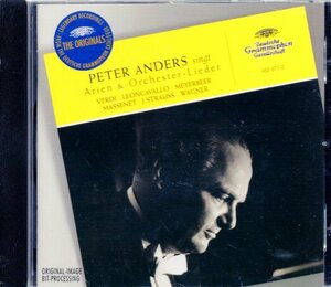 ヴェルディ他: OPERA ARIAS AND ORCHESTRAL SONGS /ANDERS