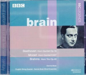 ベートーヴェン、モーツァルト、ブラームス：ピアノ、オーボエ、ホルン五重奏曲　他／BRAIN