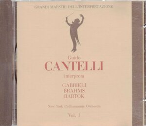 （旧西独プレス）ブラームス他：GUIDO CANTELLI Vol.1 