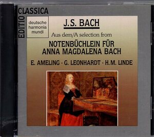 J.S. Bach* E. Ameling* G. Leonhardt* H. M. Linde* Aus Dem Notenbchlein Fr Anna Magdalena Bach