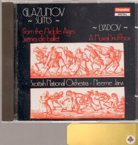 GLAZUNOV:FROM THE MIDDLE AGES OP.79 他／N.ヤルヴィ