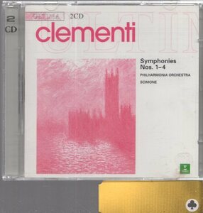 CLEMENTI :交響曲第1番～4番／SCIMONE (2CD)