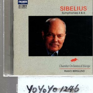pc301 シベリウス：交響曲第4番＆第6番/ベルグルンドの画像1