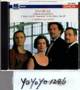 yo117dovoru The -k:String Quartets Op96[American]&Op105/Carmina Quartet