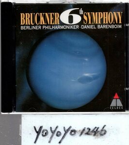 a149 ブルックナー：交響曲第6番/バレンボイム