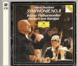 旧西独プレス　ブルックナー：交響曲第8番/カラヤン指揮、ウィーン・フィル【2CD】