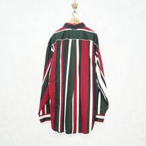 USA VINTAGE TOMMY HILFIGER STRIPE PATTERNED DESIGN SHIRT/アメリカ古着トミーヒルフィガーストライプ柄デザインシャツ_画像5