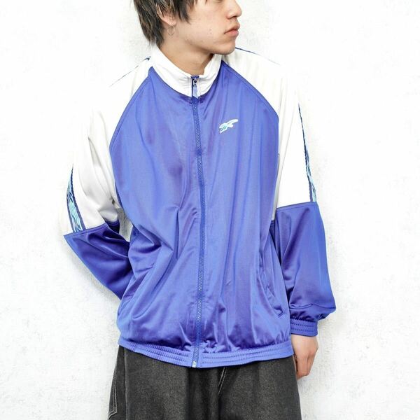 EU VINTAGE Reebok LOGO LINE DESIGN TRACK JACKET/ヨーロッパ古着リーボックロゴラインデザイントラックジャケット