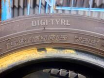 中古 155/65R13　1本　ダンロップ　134110 タイヤ_画像1