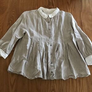 ヴィンテージ リネン シャツ ブラウス 春夏 日本製