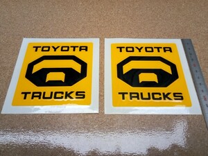 ＵＳトヨタ タコマ タンドラ ハイラックス トヨタトラックス ステッカー 輸入品 2011年当時物 超希少 激レア TOYOTA TRUCKS 二枚セット 