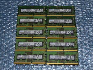 *1 jpy start 10 pieces set SAMSUNG PC4-2400T SO-DIMM 4GB Note PC for memory DDR4 B