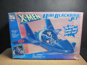 *X- men Mini Blackbird jet *Toy Biz* outer box damage equipped, inside sack unopened *X-Men Mini Blackbird Jet vehicle*