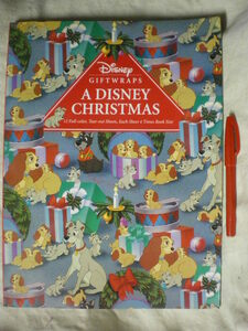 [英語・送料無料] 未使用 「A DISNEY CHRISTMAS」 Tear-out-Sheet ディズニー クリスマス用包装紙セット 大きさ 約 68cm ×50cm 6種類×2枚