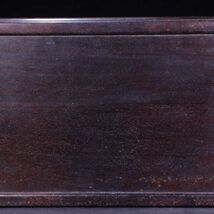 【瓏】老黄楊の木彫 案上香几 時代物 極細工 手彫り 置物 擺件 中国古美術 蔵出_画像8