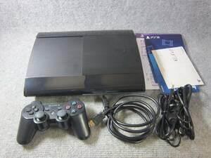 (5135) SONY ソニー PS3 プレイステーション プレステ PlayStation3 チャコール ブラック 500GB CECH-4300C 箱付き