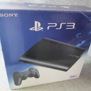 (5135) SONY ソニー PS3 プレイステーション プレステ PlayStation3 チャコール ブラック 500GB CECH-4300C 箱付きの画像2