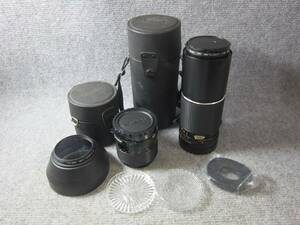 (5220) present condition goods lens 2 pcs set Mamiya-SEKOR C 110mm f2.8 300mm f5.6 Mamiya 