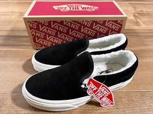 新品、USA企画、レア!VANSバンズ CLASSIC SLIP-ONスリッポン ムートン 22.5cm US4.5 スケートハイ オールドスクール エラ オーセンティック