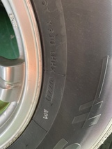 中古夏タイヤアルミホイール4本セット265/70R16　112H　8.0-16+2　6/139.7売り切り_画像4