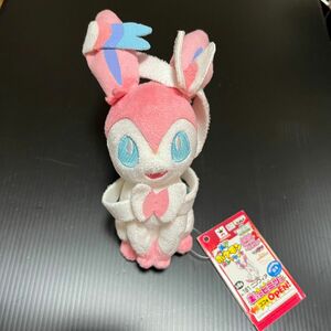 ポケモン ベストウィッシュ 劇場版ぬいぐるみ2 2013 ニンフィア マスコット キーホルダー プライズ