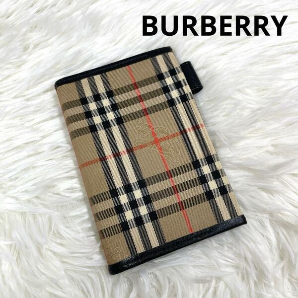 BURBERRY バーバリー システム手帳カバー ミニ手帳 ノバチェック